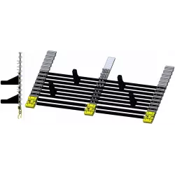 Nastro separatore del fogliame SR 80-40 su 3 cinghie – nastro per raccoglipatate Grimme SR 80-40 | OEM Grimme 300.09872, 300.10117 | produttore KiJ