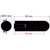 Dito in gomma della ruota costipatrice per seminatrice 84-25-8,5 | OEM AC 802808 | produttore KiJ