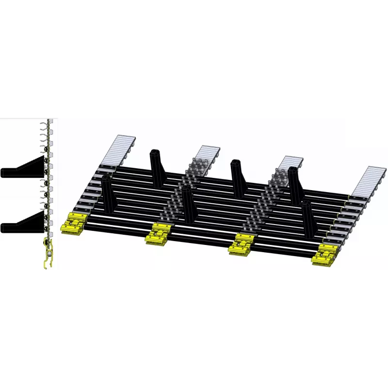 Trasportatore elevatore del separatore del fogliame Anna II – trasportatore di ricambio per raccoglipatate a due file Anna Z-614 | OEM Anna 5614-51-028 | produttore KiJ