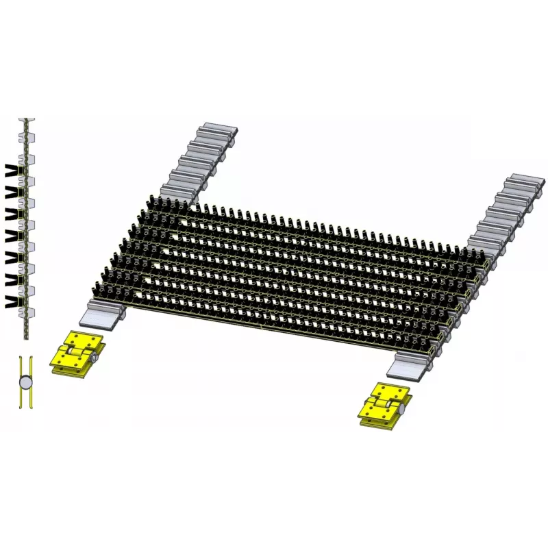Nastro separatore del fogliame SE 140 su 2 cinghie V – nastro per raccoglipatate Grimme SE 140 | produttore KiJ