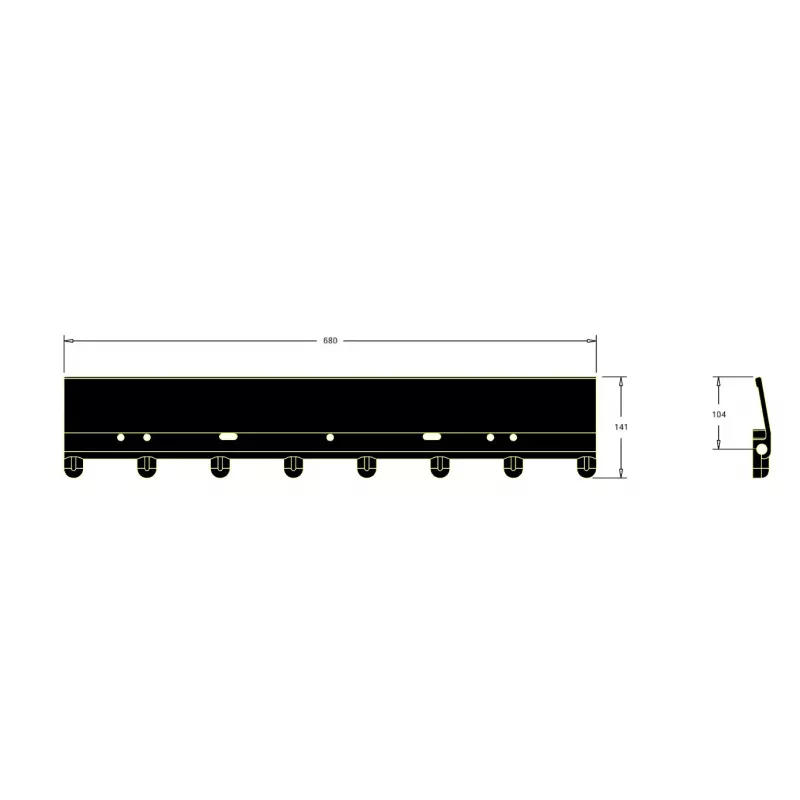 Paletta del separatore del fogliame L-680 – paletta per macchina ROPA Keiler | OEM ROPA 501027 | produttore KiJ