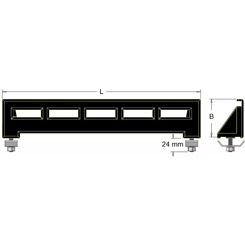 Paletta a 2 attacchi 450 – paletta prodotta da KiJ | produttore KiJ