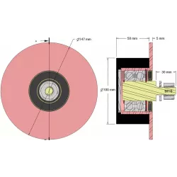 Rullo n. 10a – rullo di supporto in acciaio e gomma Ø100 mm per macchine Grimme | OEM Grimme 200.02835, 200.22084, 200.01962 | produttore KiJ