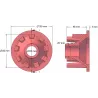 Rullo n. 42 – rullo motore in ghisa Ø82 mm per macchine Grimme | OEM Grimme 006.00065 | produttore KiJ