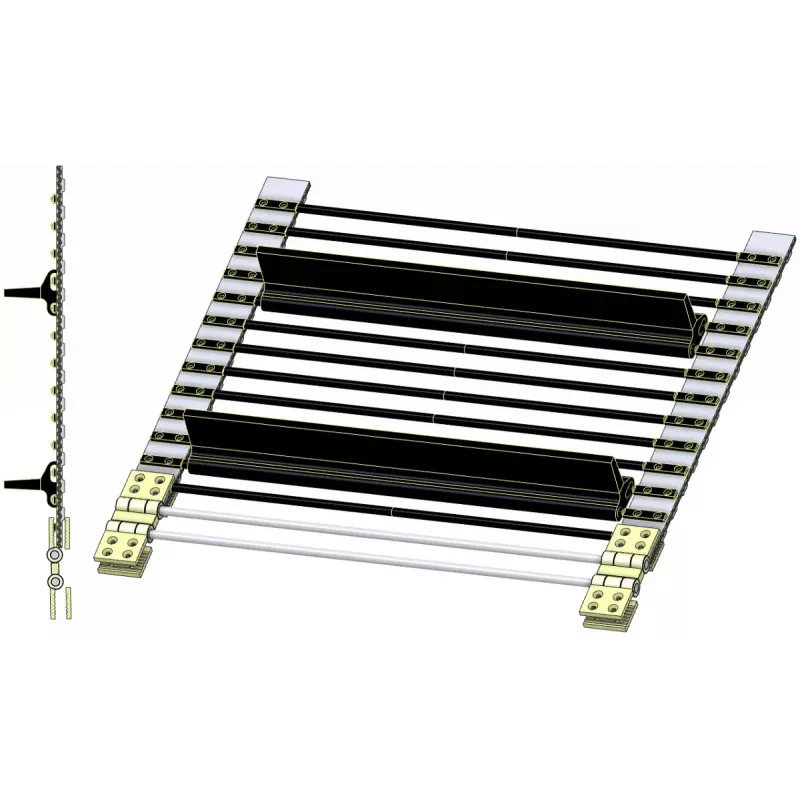 Nastro del tavolo di cernita con palette DR 1500 senza rivestimento – nastro per raccoglipatate Grimme DR 1500 | produttore KiJ