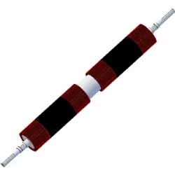 Rullo n. 245 – albero di supporto in acciaio e gomma Ø192 mm per macchine Grimme | OEM Grimme 076.01570 | produttore KiJ