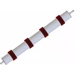 Rullo n. 291 – rullo di supporto in acciaio e gomma Ø190 mm per macchine Grimme | OEM Grimme 076.02181, 076.01529 | produttore KiJ