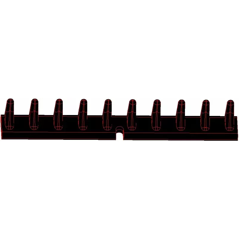Paletta in gomma 10 denti – paletta per macchine Grimme | OEM Grimme 088.00931 | produttore KiJ