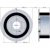 Rullo n. 190 – rullo motore in acciaio e gomma Ø200 mm per macchine Holmer | OEM Holmer 1130010341 | produttore KiJ