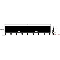 Paletta del separatore del fogliame 70-20 – paletta per macchine Grimme | OEM Grimme 088.00364, 200.29297 | produttore KiJ