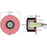 Rullo n. 11 – rullo di supporto in acciaio e gomma Ø78 mm per macchine Grimme | OEM Grimme 200.10202, 200.10208, 200.29586 | produttore KiJ