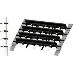 Nastro separatore del fogliame con palette Grimme SE 75-30 – nastro di ricambio per raccoglipatate Grimme SE 75-30 | OEM Grimme 300.33486, 300.37415 | produttore KiJ