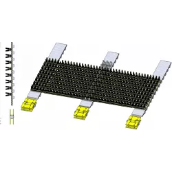 Nastro separatore del fogliame SE 75-30 su 3 cinghie – nastro per raccoglipatate Grimme SE 75-30 | OEM Grimme 300.33625, 300.36652, 300.47944 | produttore KiJ