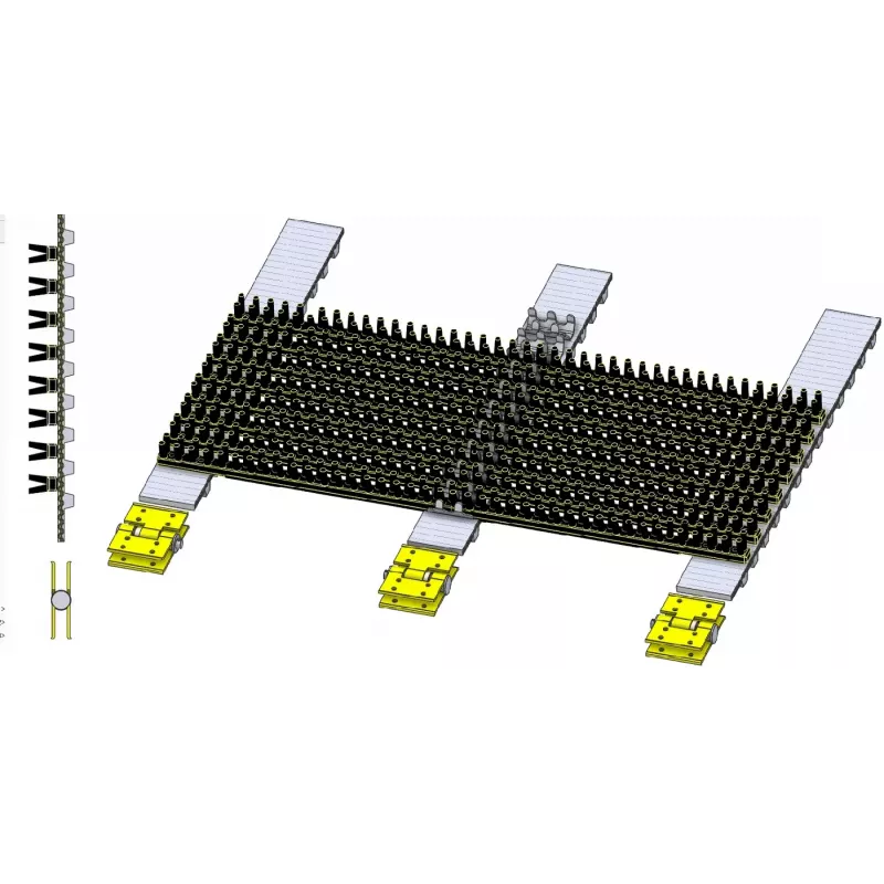 Nastro separatore del fogliame SE 75-30 su 3 cinghie – nastro per raccoglipatate Grimme SE 75-30 | OEM Grimme 300.33625, 300.36652, 300.47944 | produttore KiJ
