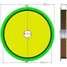 Rullo n. 191 – rullo di guida in acciaio e gomma Ø500 mm per macchine Holmer | OEM Holmer 1130015443 | produttore KiJ