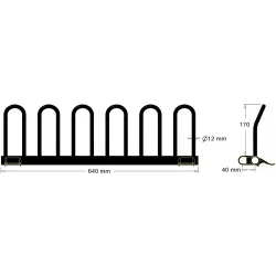 Paletta metallica L-640 – paletta prodotta da KiJ | produttore KiJ