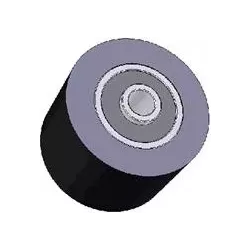 Rullo n. 30 – rullo in acciaio e gomma Ø90 mm per macchine ROPA | OEM ROPA 252020, 1131021828, 1131029638 | produttore KiJ