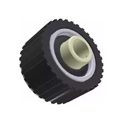 Rullo n. 135 – rullo in acciaio e gomma Ø120 mm | produttore KiJ