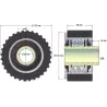 Rullo n. 135 – rullo in acciaio e gomma Ø120 mm | produttore KiJ
