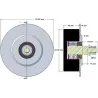 Rullo n. 143 – rullo in acciaio e gomma Ø120 mm | produttore KiJ