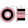 Rullo n. 264 – rullo motore in acciaio e gomma Ø94 mm per macchine AVR | OEM AVR 202.16.40 | produttore KiJ
