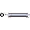 Rullo n. 282 – rullo raschiatore in acciaio e gomma Ø100 mm per macchine AVR | OEM AVR 282.16.20 | produttore KiJ