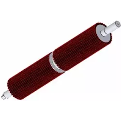 Rullo n. 301 – albero di trasmissione in acciaio e gomma Ø122 mm | OEM 187.235.00 | produttore KiJ