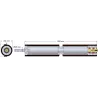 Rullo n. 302 – albero di trasmissione in acciaio e gomma Ø104 mm | OEM 165.157.00 | produttore KiJ