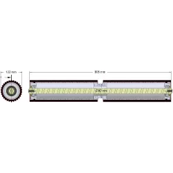 Rullo n. 304 – rullo in acciaio e gomma Ø122 mm | OEM 184.223.00 | produttore KiJ