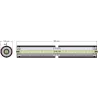 Rullo n. 304 – rullo in acciaio e gomma Ø122 mm | OEM 184.223.00 | produttore KiJ