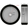 Rullo n. 335 – rigenerazione: rullo Ø400 mm | OEM 157.031.00 | produttore KiJ