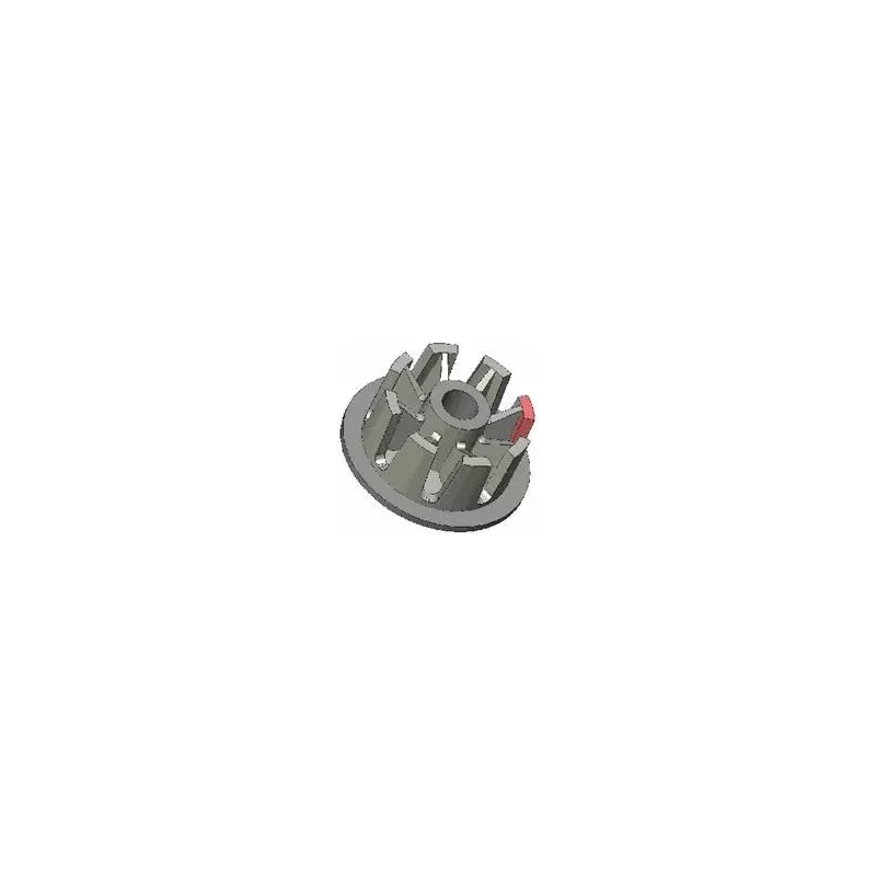 Rullo n. 27 – rullo guida in ghisa Ø103 mm per raccoglipatate Anna Z644 | OEM Anna 5644-60-005, 090.60.013.02 | produttore KiJ