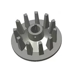 Rullo n. 48 – rullo motore in ghisa Ø145 mm, passo 44 mm | produttore KiJ