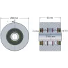 Rullo n. 58 – rullo in acciaio Ø80 mm per macchine Reekie | OEM Reekie RSS1139 | produttore KiJ