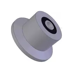 Rullo n. 59 – rullo di rinvio in acciaio Ø80 mm per macchine Reekie | OEM Reekie RSS1138 | produttore KiJ