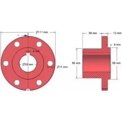 Rullo n. 77 – mozzo del rullo Ø65 mm per raccoglipatate Bolko Z-643 | produttore KiJ