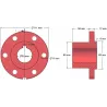 Rullo n. 77 – mozzo del rullo Ø65 mm per raccoglipatate Bolko Z-643 | produttore KiJ