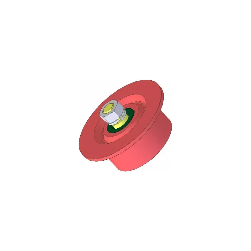Rullo n. 81 – rullo di rinvio in acciaio Ø100 mm per raccoglipatate Anna Z644 | OEM Anna 564421016 | produttore KiJ