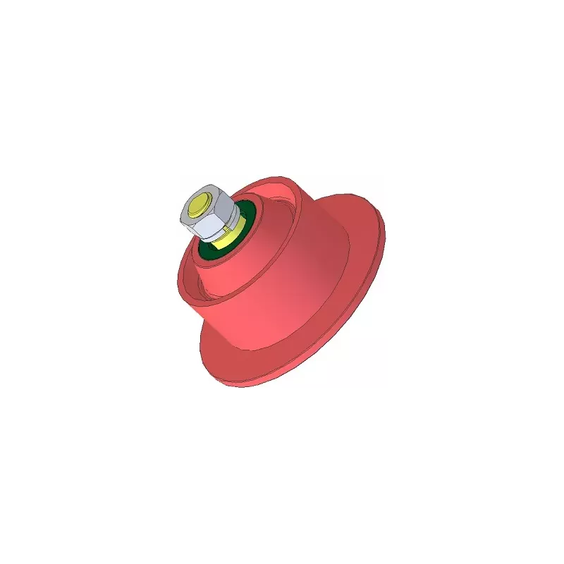 Rullo n. 82 – rullo di rinvio Ø100 mm per raccoglipatate Anna Z644 | OEM Anna 5644-21-025, 5644-60-022 | produttore KiJ