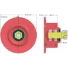 Rullo n. 82 – rullo di rinvio Ø100 mm per raccoglipatate Anna Z644 | OEM Anna 5644-21-025, 5644-60-022 | produttore KiJ