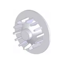 Rullo n. 84 – rullo motore in ghisa Ø172 mm, passo 40 mm, per macchine Stoll | OEM Stoll 0519040, 0519030 | produttore KiJ