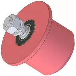Rullo n. 86 – rullo di rinvio in acciaio Ø90 mm per raccoglipatate Anna Z644 | OEM Anna 564421015 | produttore KiJ