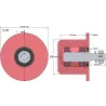 Rullo n. 86 – rullo di rinvio in acciaio Ø90 mm per raccoglipatate Anna Z644 | OEM Anna 564421015 | produttore KiJ