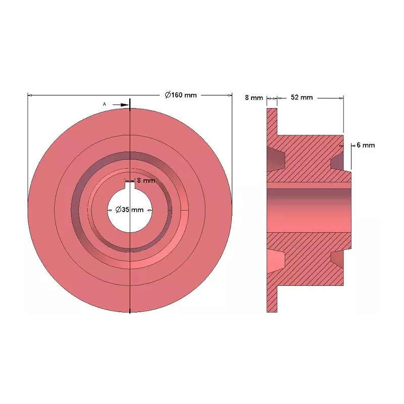 Rullo n. 88 – rullo di rinvio Ø118 mm per raccoglipatate Anna Z644 | OEM Anna 5644-51-009 | produttore KiJ