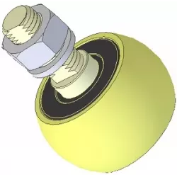 Rullo n. 89 – rullo agitatore in ghisa Ø72 mm per raccoglipatate Anna Z644 | OEM Anna 5644-51-096 | produttore KiJ