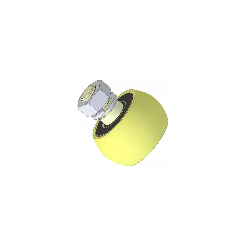 Rullo n. 90 – rullo in ghisa Ø72 mm per macchine Wuhlmaus | OEM Wuhlmaus 5644-33-002, 000.03.005.00 | produttore KiJ