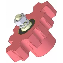 Rullo n. 91 – rullo agitatore in ghisa per raccoglipatate Anna Z644 | OEM Anna 564438003 | produttore KiJ