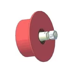 Rullo n. 144 – rullo di rinvio in ghisa Ø110 mm | OEM 6.33.00-2 | produttore KiJ