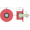 Rullo n. 145 – rullo di rinvio in ghisa Ø75 mm | OEM 6.32.00-2 | produttore KiJ