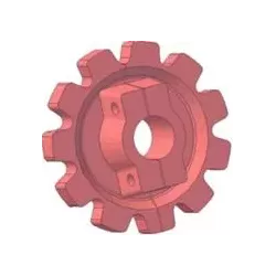 Rullo n. 149 – rullo motore in ghisa Ø152 mm, passo 40 mm | OEM 10.21.05-2 | produttore KiJ